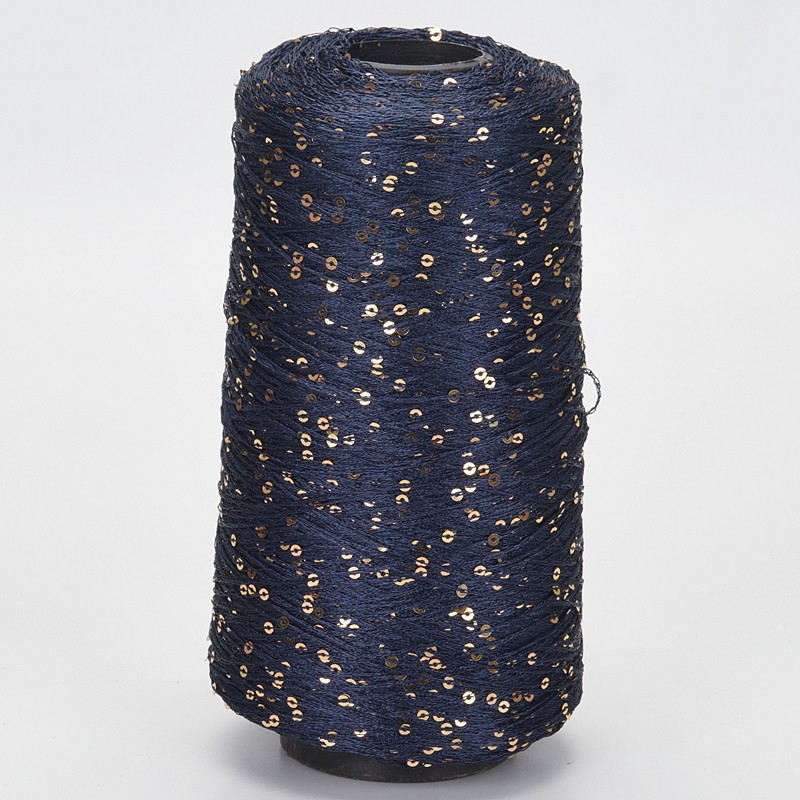 Wholesale Summer Ice Silk Mercerized Yarn Special Sequin Yarn DIY Hand Woven Rag Doll Knitting Wool Blanket