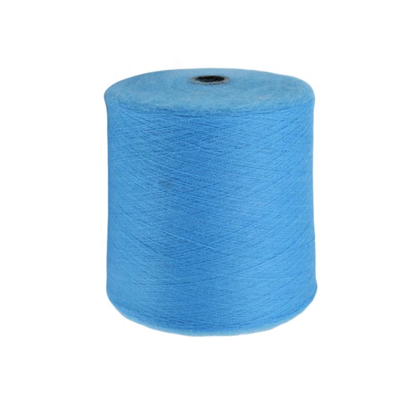 Wholesale of Mohair Yarn in Factories Fancy Yarn 18NM/1 Alta Mohair 30% Kid Mohair 40% Nylon 30% Wool Blended Yarn