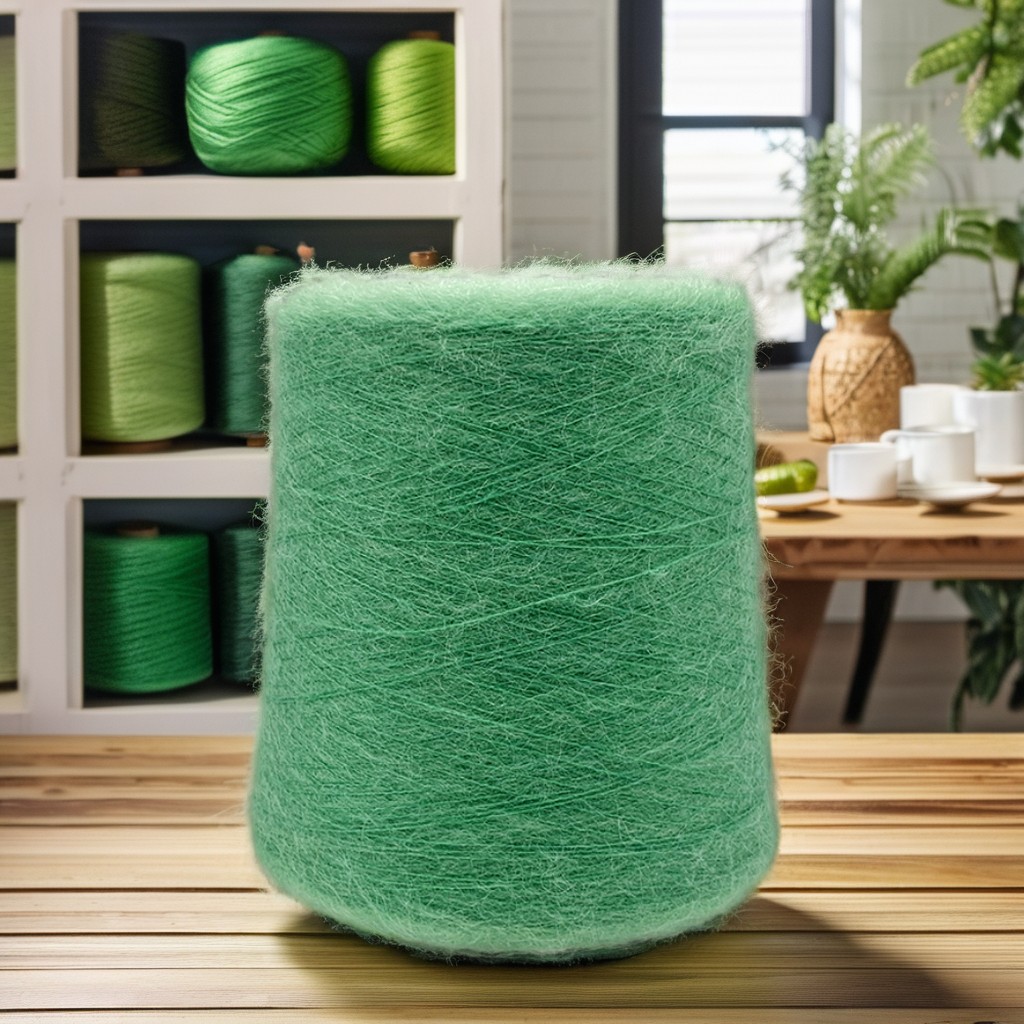 Mohair Yarn 10N 60% Mohair 10% Wool 30% Nylon Fancy Yarn Premium Quality for Knitting