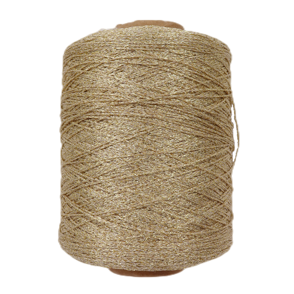 100% Polyester Lurex Hollow Ribbon Metallic Thread Fancy  Metallic Hollow Tube Yarn for Knitting Cardigans Sweaters Lurex Yarn