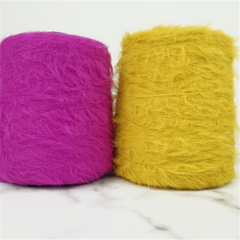 Manufacturers Fancy Yarn 100% Nylon Feather Yarn for Scarf Knitting