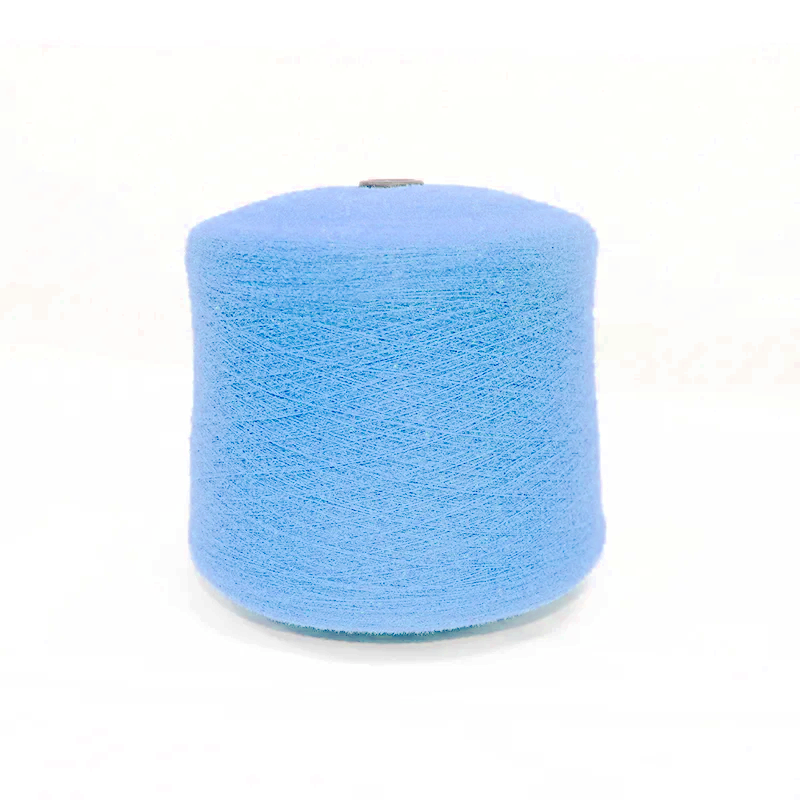 Hot Sales 1.3cm Microfiber Feather Yarn Soft and Skin Friendly Feathered Yarn Baby Blanket Multiple Colors 100% Nylon Ring Spun