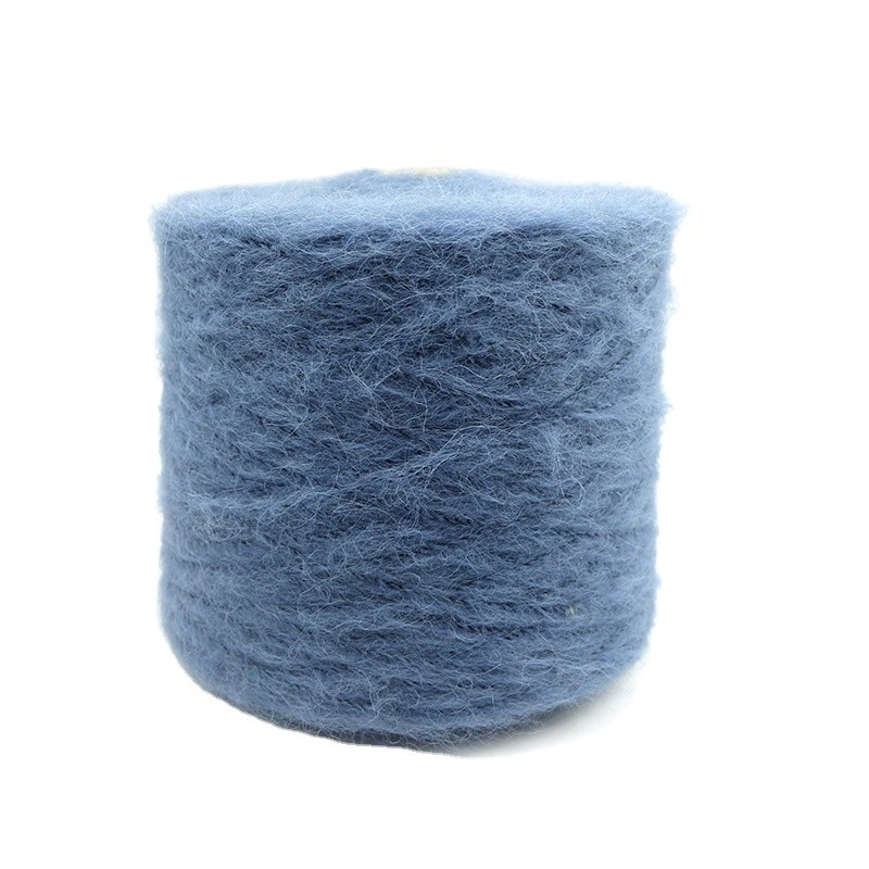 Free Sample Fashion Women's Thick Yarn Angora Goat Hair Cashmere Blended Yarn for Knitting Crochet