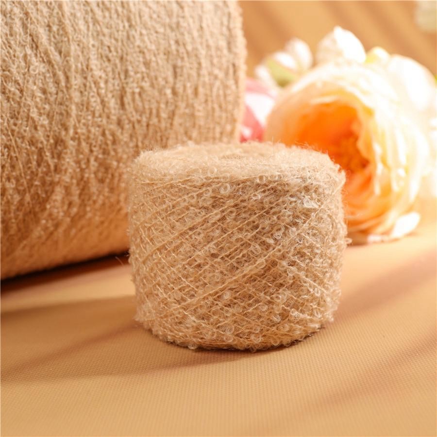 1/6.5NM 60%Merino Wool 25%Acrylic 15%nylon Fancy Blended  Hand Knitting Cone Bobbin Spring Yarn