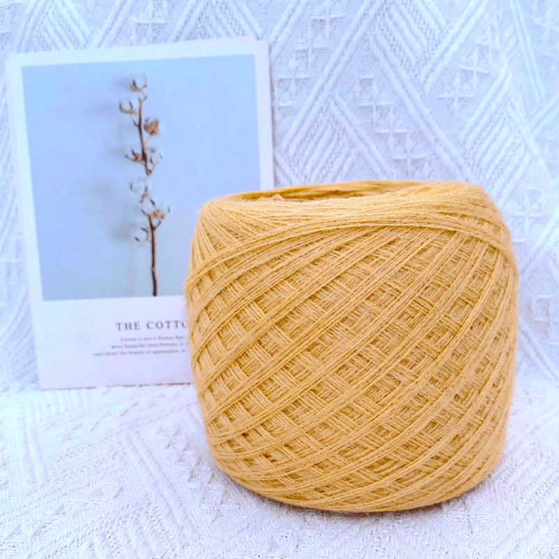 Factory Wholesale 8% Mohair 30% Wool 55% Acrylic 12% Nylon Blended Yarn Skin Friendly Milk Cotton 6 Ply for Sweater Knitting