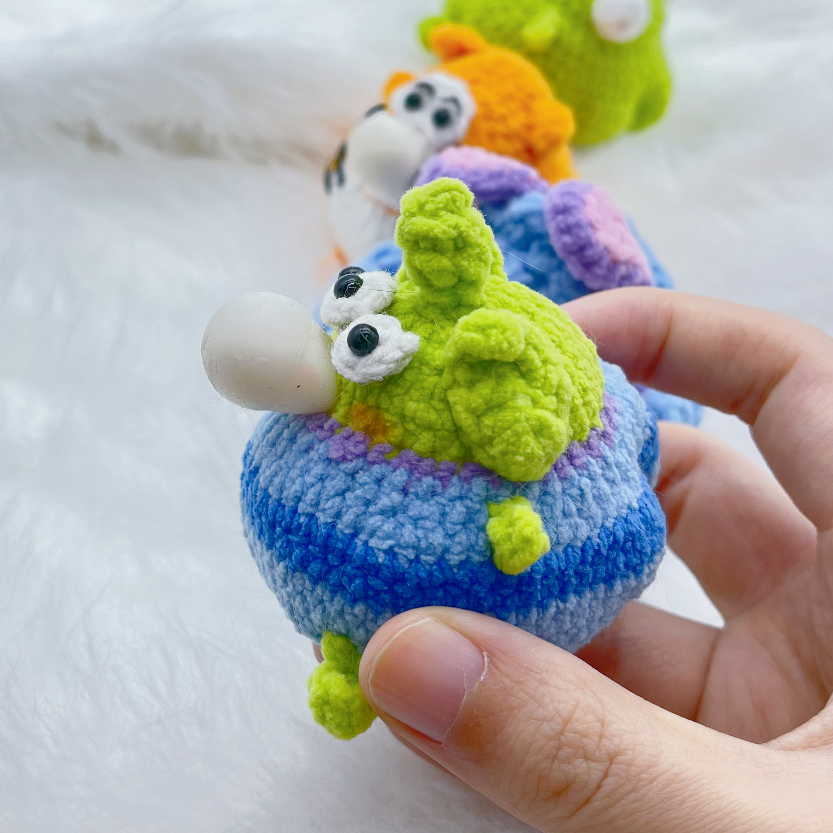 Hote Sale Seven Craft  Milk Cotton Wool Cute Yellow Chick Crochet Kit for Beginners