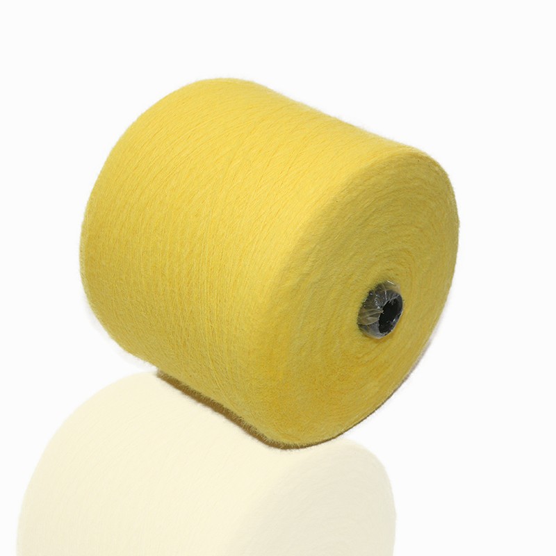 1.3cm Nylon Long Mink Hair High-strength Soft Feather-dyed Mink Velvet Yarn Non-shedding Cheap Anti-pilling Knitting Yarn