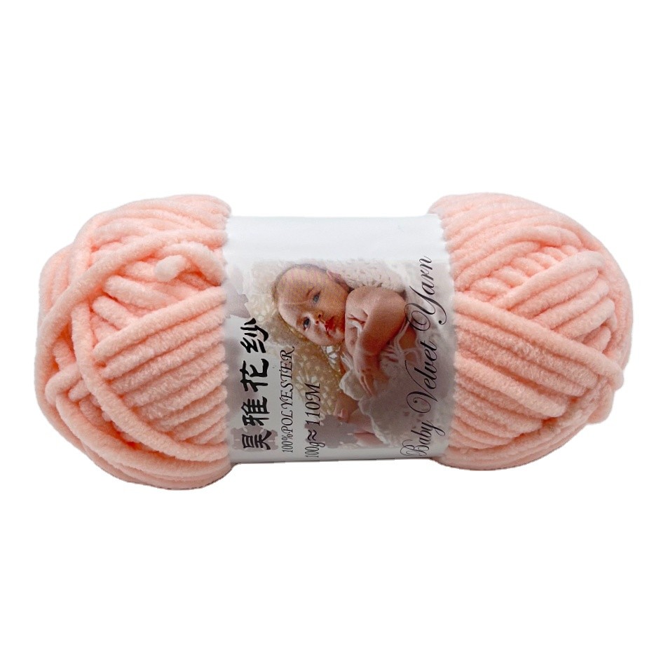 Bag Scarf Sweaterand Baby Blanket Chenille Chunky Yarn Factory Directly Lower Price 100% Polyester for Hand Knitting Standard