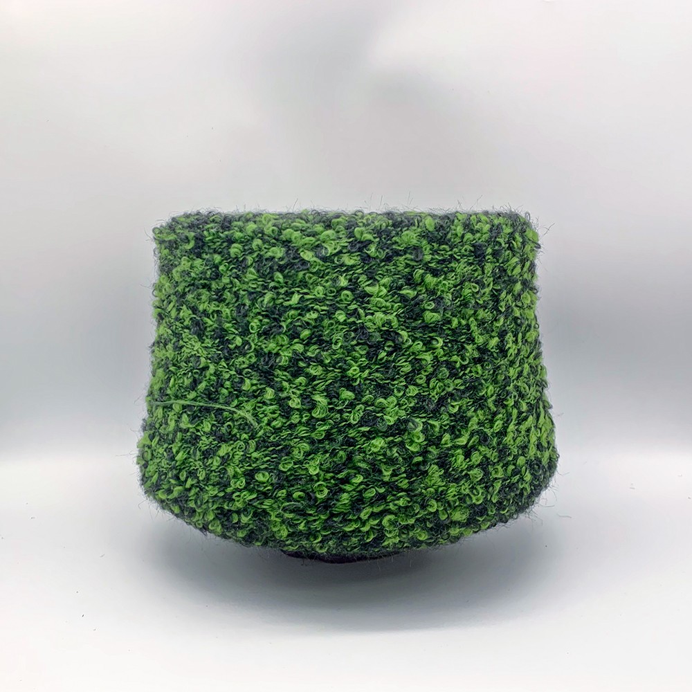 Loop Yarn 5N Fancy Yarn High Quality for Knitting Wholesale 5% Wool 39% Acrylic 54% Polyester 2% Spandex Fancy Yarn