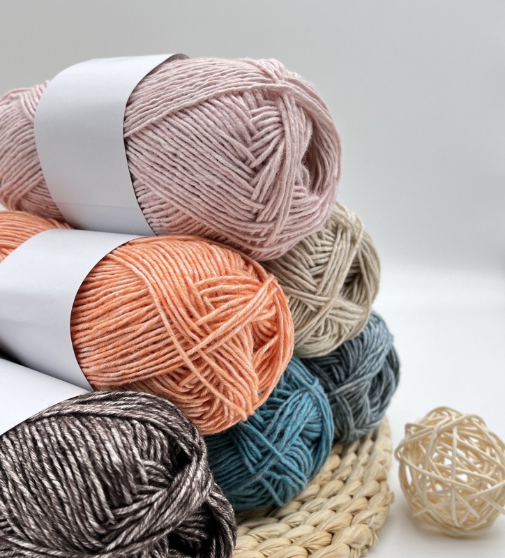 Wholesale Air Spray Yarn Blended Cotton Acrylic Yarn Crochet Yarn for  Hand Knitting