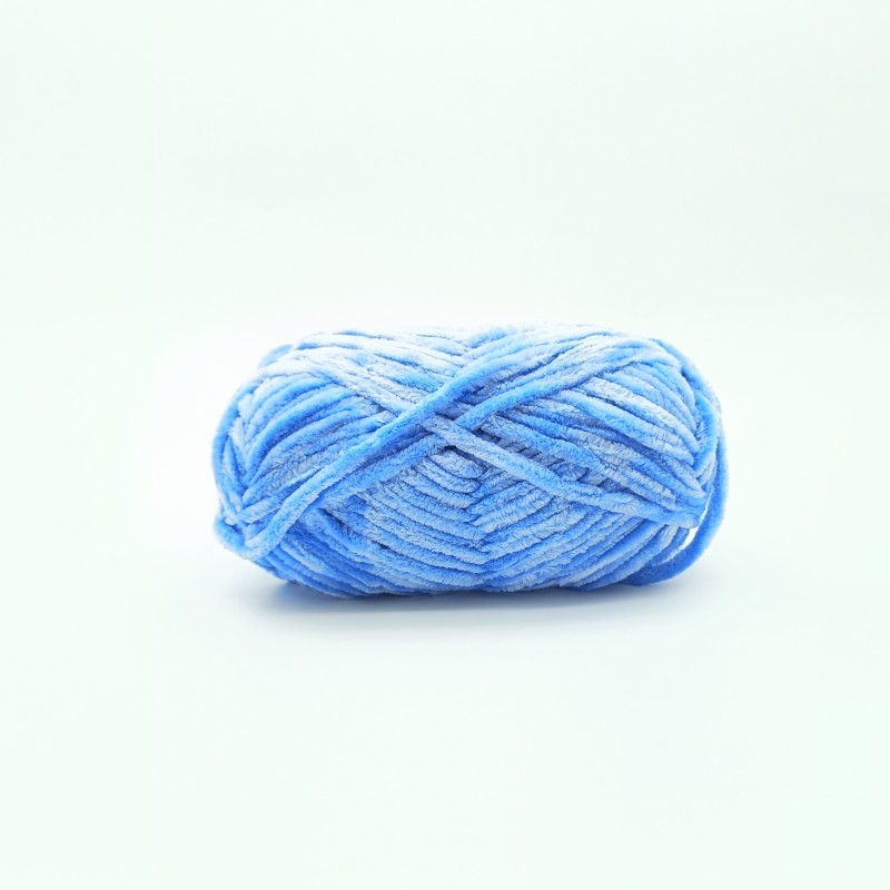 Blingbling Shining Chenille Yarn 100% Polyester Velvet Fluffy Soft Plush for Handcraft