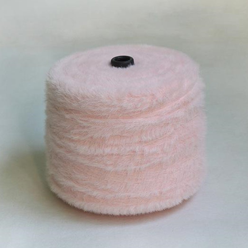 High-quality Knitting Fancy Yarn 5.0Cm Nylon Feather Yarn Mink Imitation Yarn