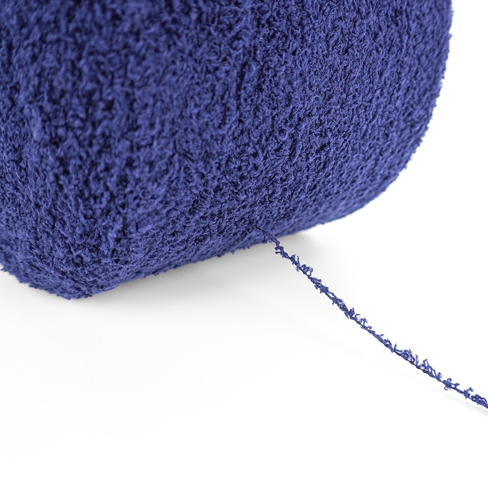 China Hot Sale 5.8/1 Crochet Knitting Spun Fancy Polyester Yarn Weaving Yarns