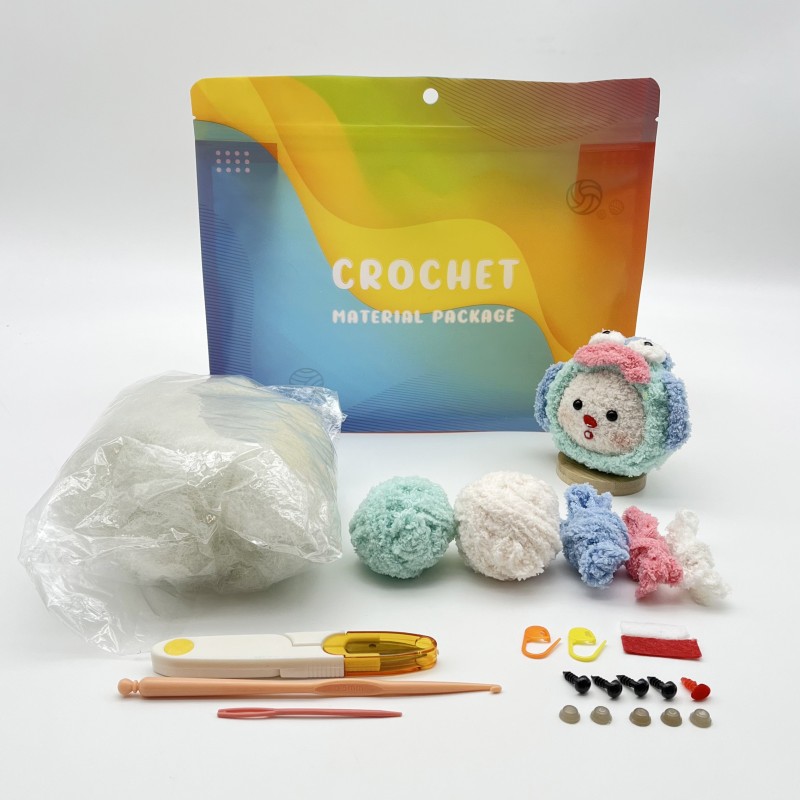 Wholesale Cute Handmade Crochet Knitted Dolls for Craft Kid's Toy Big Crocheting Toy for Baby